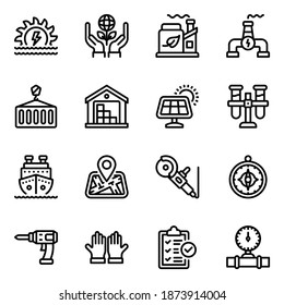 

Pack of Industrial Tools in Solid Icons