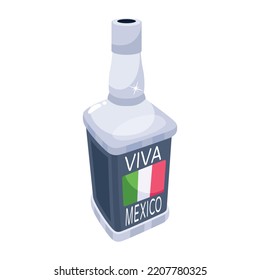 Paquete de un icono plano de jugo