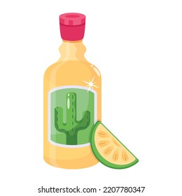 Paquete de un icono plano de jugo