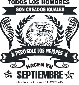 Empaquetar leyendas EPS todos los hombres son iguales a la impresión de pantalla
