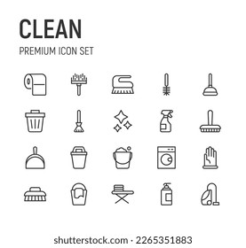 Pack of line recycle icons. Premium signs for web, apps, sites and UI. Editable vector. Outline objects. 