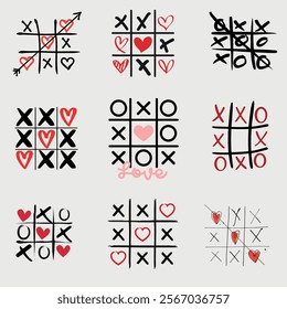 Pack with love tic tac toe