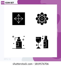 Pack of Modern Solid Glyphs Signs and Symbols for Web Print Media such as angular; bath; browser; energy; alcohol Editable Vector Design Elements