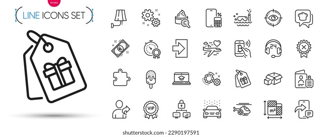 Pack of Passport, Wall lamp and Medical helicopter line icons. Include Reject medal, Eye target, Consulting pictogram icons. Work, Euro money, Ice cream signs. Best result, Refer friend. Vector