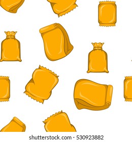 Pack pattern. Cartoon illustration of pack vector pattern for web