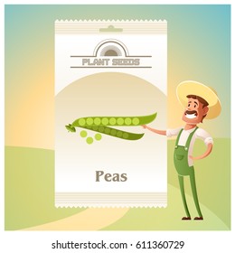 Pack of Peas seeds icon