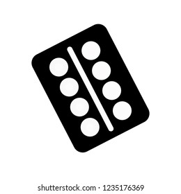 Pack pills icon, vector illustration. Flat downstairs style. Vector pack pills icon illustration isolated on white background, pack pills icon Eps10. tablet icons graphic design vector symbols.