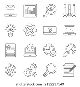 Pack of Production Management Icons

