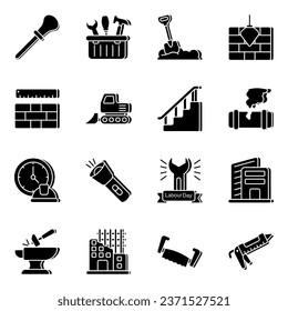 Paquete de Iconos Sólidos del Instrumento de Reparación


