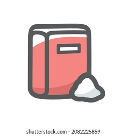 Icono del icono del vector de sal Ilustración de dibujos animados.