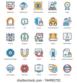 
Pack of Science and Technology Icons
