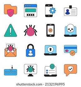 Pack of Security and Safety Icons

