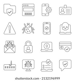 Paquete de iconos de seguridad

