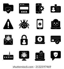 Pack of Security and Safety Icons

