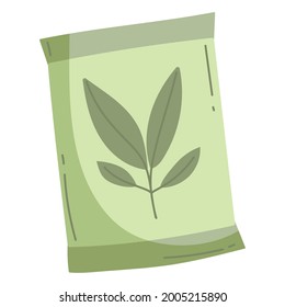 pack of seed gardening isolated