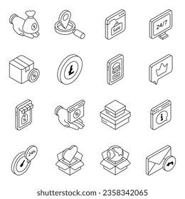 Pack of Shopping and Commerce Icons

