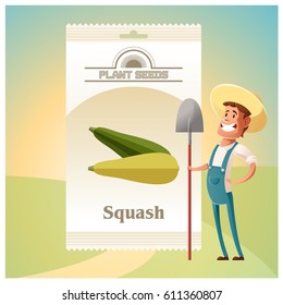 Pack of Squash seeds icon