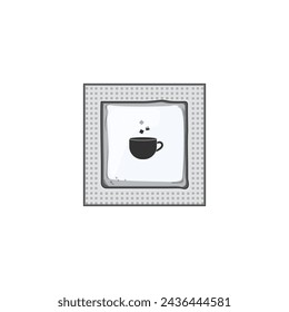pack sugar bag cartoon. cane beet, pouch mockup, line sweetener pack sugar bag sign. isolated symbol vector illustration
