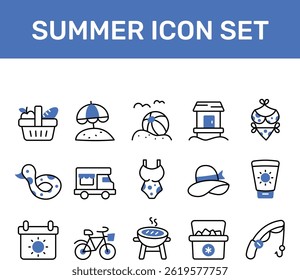 A pack of Summer icons