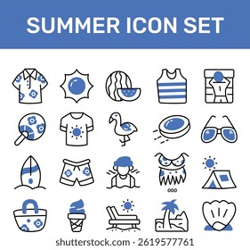 A pack of Summer icons