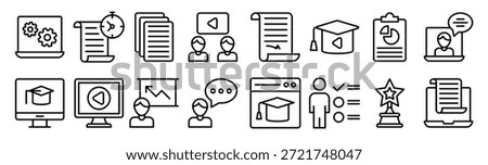 pack of survey icons vector illustration