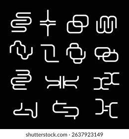 A pack of symbols logo vector