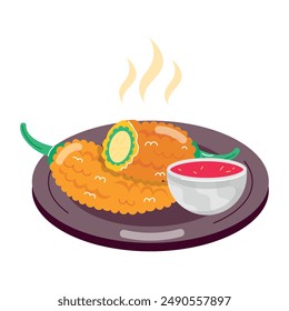 Pack of Tasty Snacks Flat Stickers 

