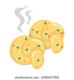 Pack of Tasty Snacks Flat Stickers 

