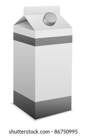 pack template for milk or juice