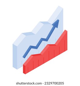 Pack of Trading Isometric Icons 

