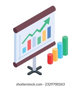 Pack of Trading Isometric Icons 

