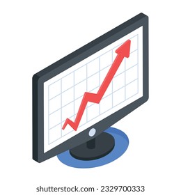 Pack of Trading Isometric Icons 

