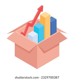 Pack of Trading Isometric Icons 

