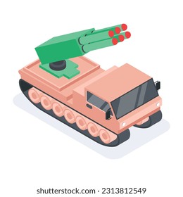 Pack of Transportation Isometric Icons 


