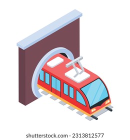 Pack of Transportation Isometric Icons 

