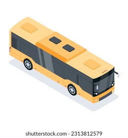 Pack of Transportation Isometric Icons 

