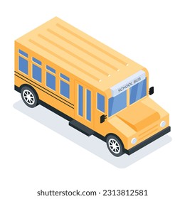 Paket von Verkehrsmitteln - Isometrische Symbole 

