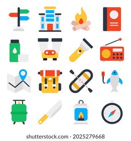 Pack of Travel Flat Icons