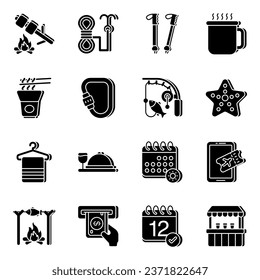 Pack of Travel and Holidays vector Icons

