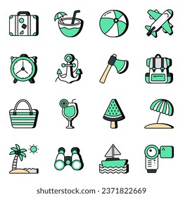 Pack of Travel vector Icons

