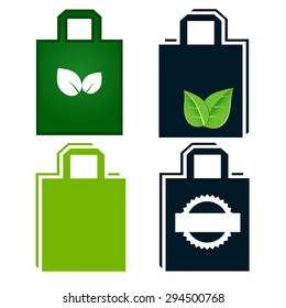  pack vector design paper pouch bags icons