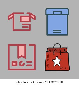 pack vector icon set