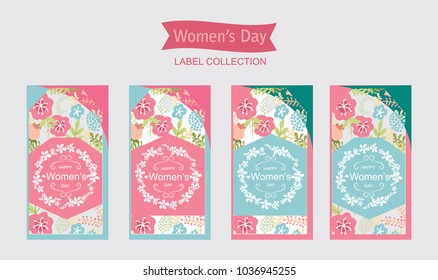 pack of women's day card