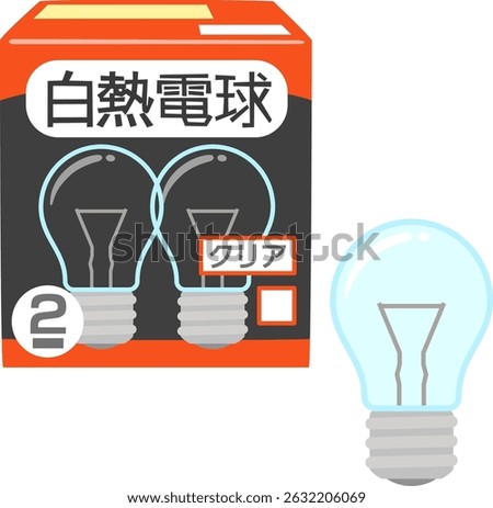 Package of 2 clear incandescent bulbs