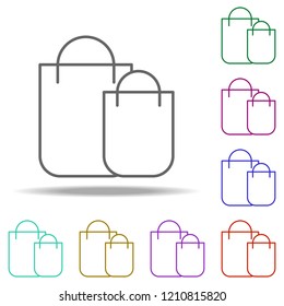package bag icon. Elements of business in multi color style icons. Simple icon for websites, web design, mobile app, info graphics