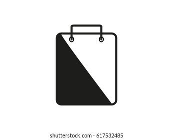 package bag, icon, vector illustration eps10