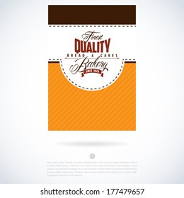 package bakery bakery seal vector design pattern package bakery pastry product cake boundary nourishment modern sign fancy impression art decorative banner graphical visible minute edge approval compo