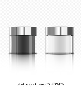 package beauty cream bottle design vector