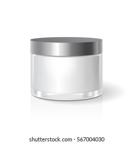 Package Blank cosmetic beauty cream bottle design vector