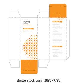 Package box design vector illustration